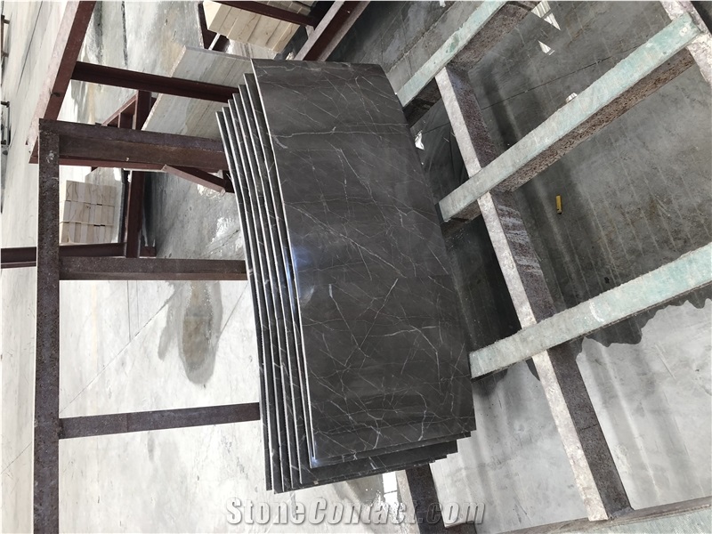 Cyprus Grey Marble Panels for Sculptured Hollow Columns