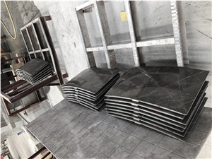 Cyprus Grey Marble Slabs Tiles for Column Bases