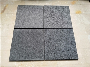 Eastern Black Granite Flamed Surface