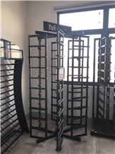 Elegant Page Turning,Rotary Display Rack For Tile