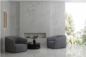 Elegant White Marble Thin Tiles
