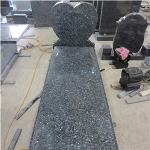 European Heart Shaped Granite Headstone