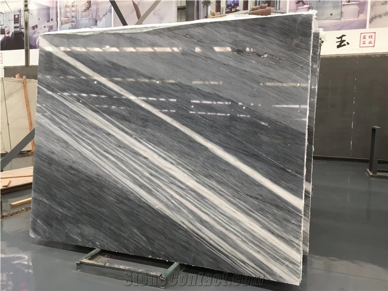 Factory Wholesale Cartier Grey Marble Slabs Tile