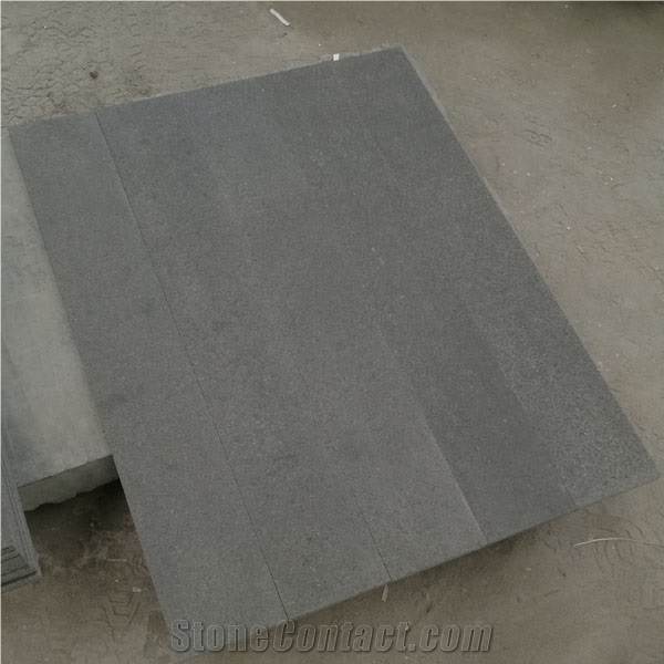 Flamed Surface Tiles Hebei New G684 Black Basalt