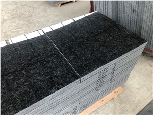 Good Quality Polished Angola Black Granite Slabs