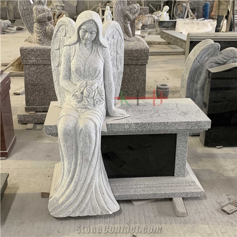 Granite Angel Tombstones & Engraved Monuments