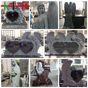 Granite Angel Tombstones & Engraved Monuments