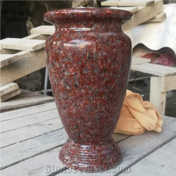 Granite Lamps and Vases for Tombstones