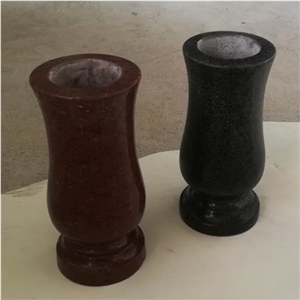Granite Lamps and Vases for Tombstones