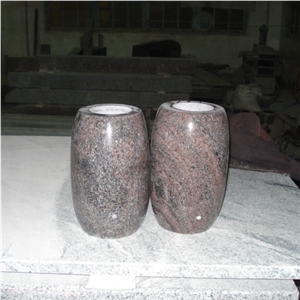 Granite Vase Insert Memorial Monument