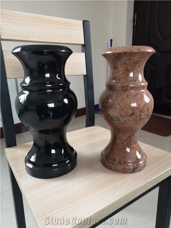 Granite Vases for Monuments Factory Wholsell