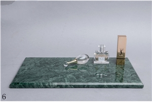 Green Marble Jewelry Dish Bowl Bathroom Boxes
