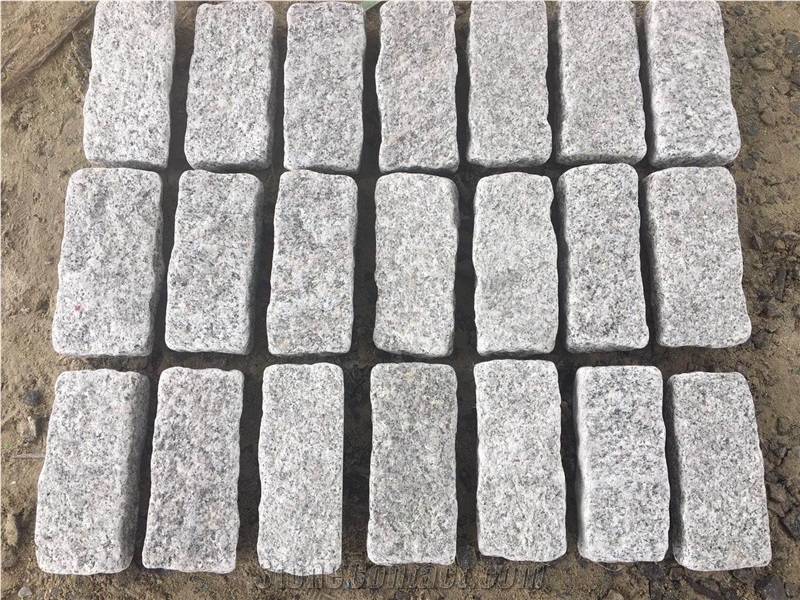 Grey White Granite G623 Thick Plate Paving Stone
