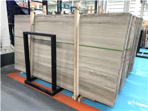 Grey Wood Marble Slabs