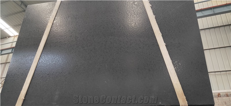 Guangxi Marquina Marble with Leathered Surface