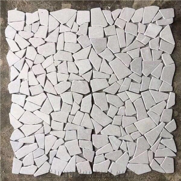High Quality Natural Stone Irregular Pebble Mosaic