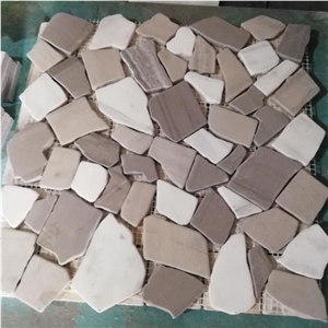 High Quality Natural Stone Irregular Pebble Mosaic