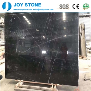 High Quality Polish Black Marquina with White Vein