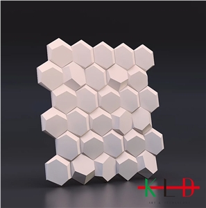 Hot Sale Cnc 3d Wall Stone Panels Honeycomb