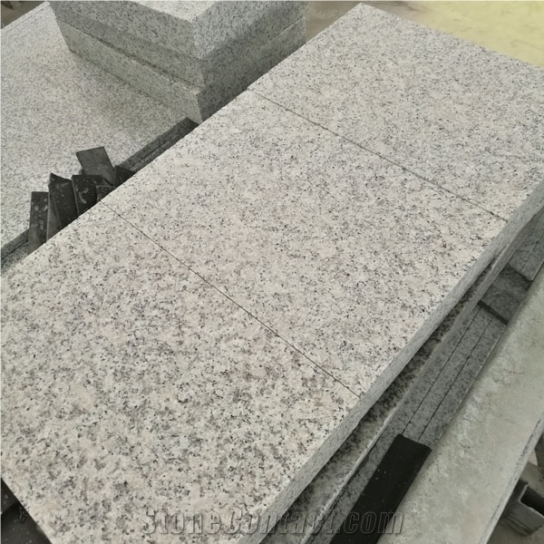 Hubei G602 Bianco Sardo Flamed Grey Granite Tiles