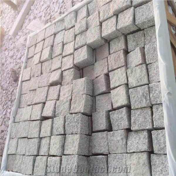 Hubei G603 Natural Split Finish Granite Cube Stone