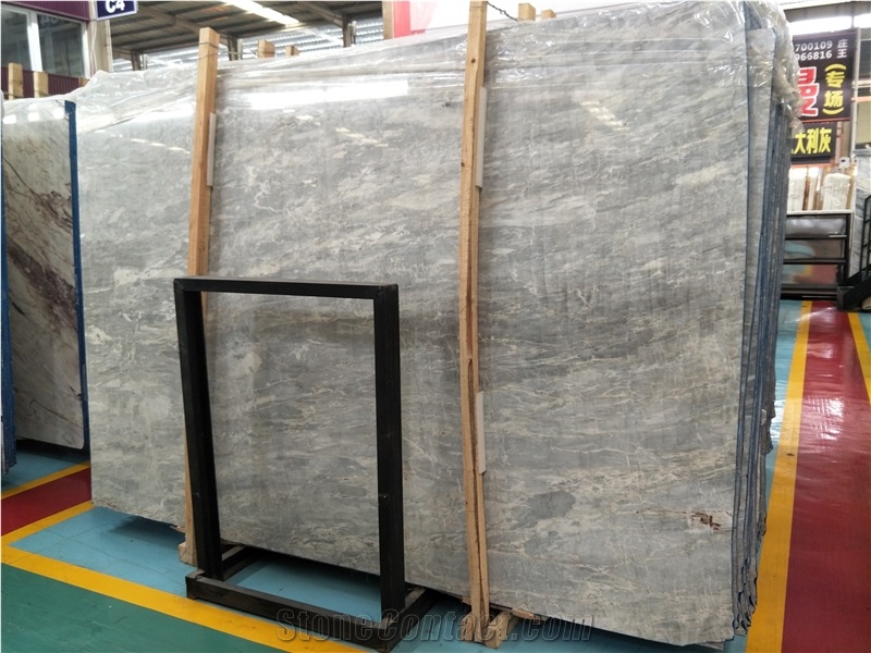 Ice Blue Jade Marble for Wall Covering