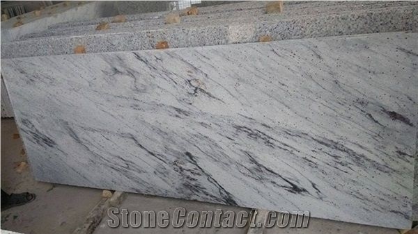 India New River Valley White Granite Tile