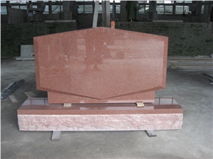 India Red Granite Memorial Monument