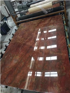 Iran Ruby Red Marble Slab Wall Floor Tiles