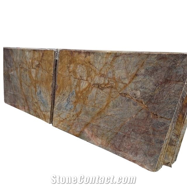 Italian Golden 1.8 cm Polished Marble for Interior