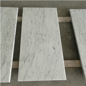 Italy Carrara White Marble Cafe Table Tops