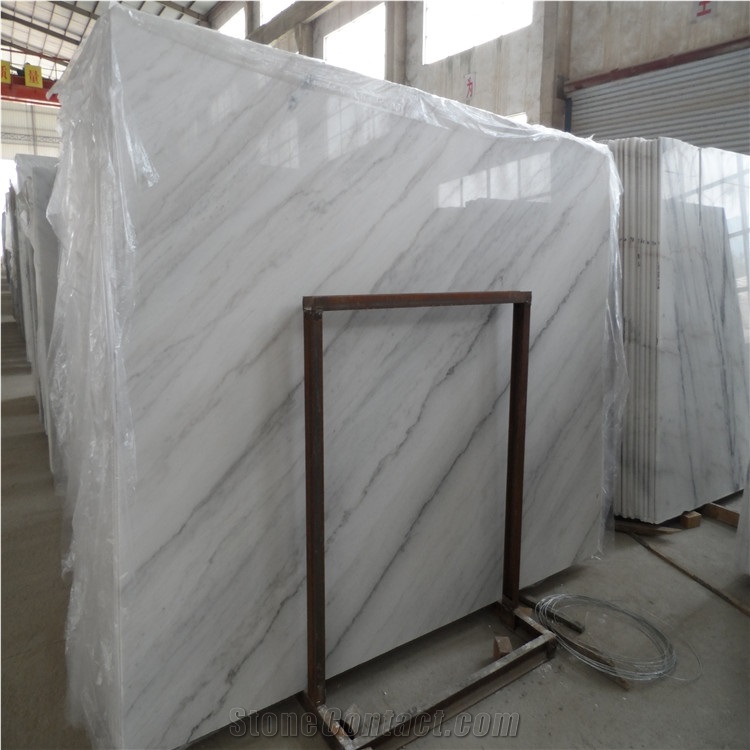 Ivory Jade Marble China Guangxi White Marble Slab
