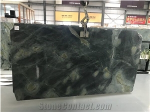 Low Price Verde Green Marble Tiles for Flooring