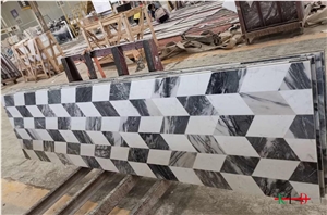 Mosaic Bathroom Floor Tiles Water-Jet Kitchen Wall