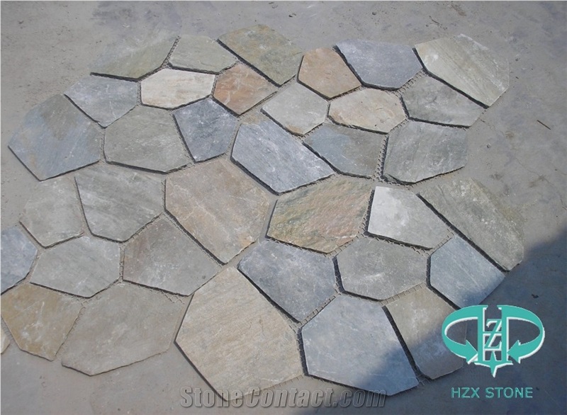 Multi Color Of Slate for Flagstone/Exterior Road Paver