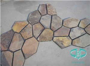 Multi Color Of Slate for Flagstone/Exterior Road Paver