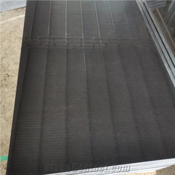 Natural Vietnam Black Basalt Floor Covering Tiles