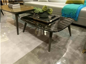 Noir Aziza Black Marble Dining Table Black Coffee Table