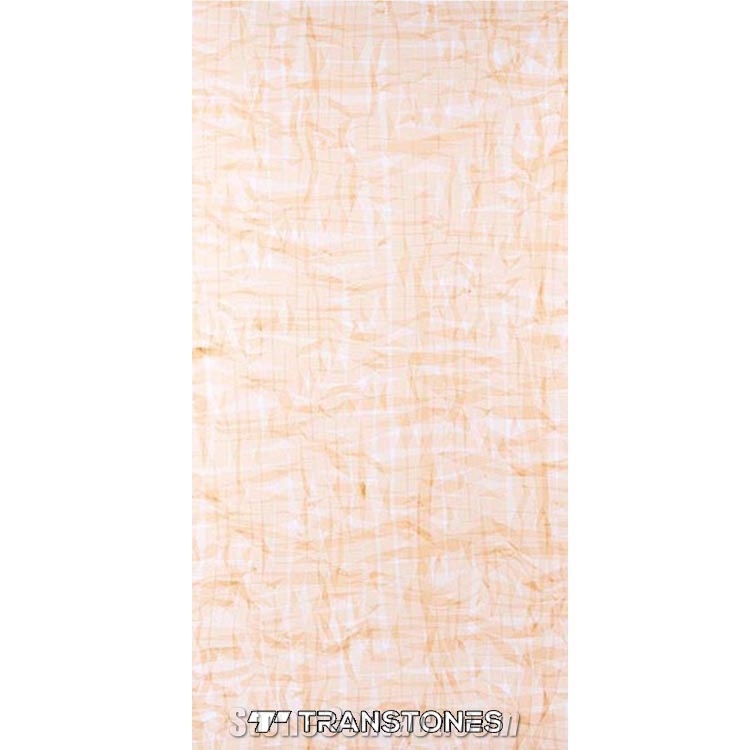 Orange Ribbon Inside Petg Acrylic Wall Partition