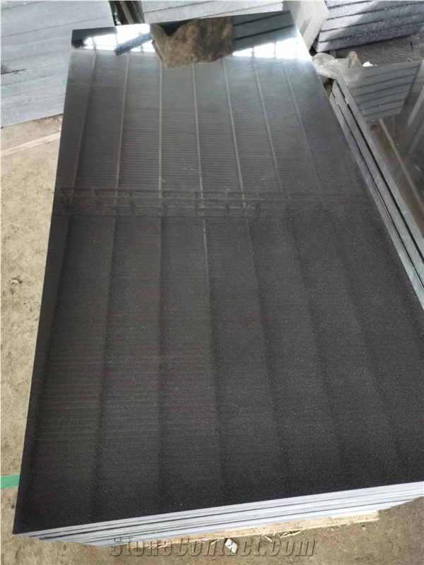 Polished Balck Basalt Tiles for Flooring