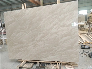 Polished Beige Marble Slabs for Walling