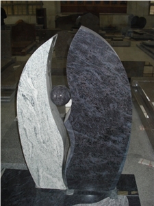 Polished Granite Tombstone Cemetery Monuments