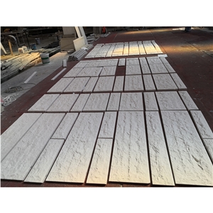 Polished Honed Flamed Surface White Sandstone Tile