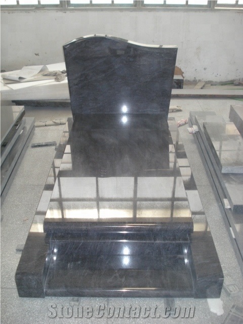 Polished Mausoleum Granite Memorial Tombstones