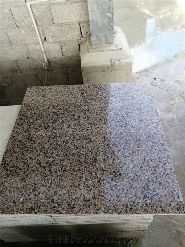 Polished Porrino Red Sesame Granite Countertop from China ...