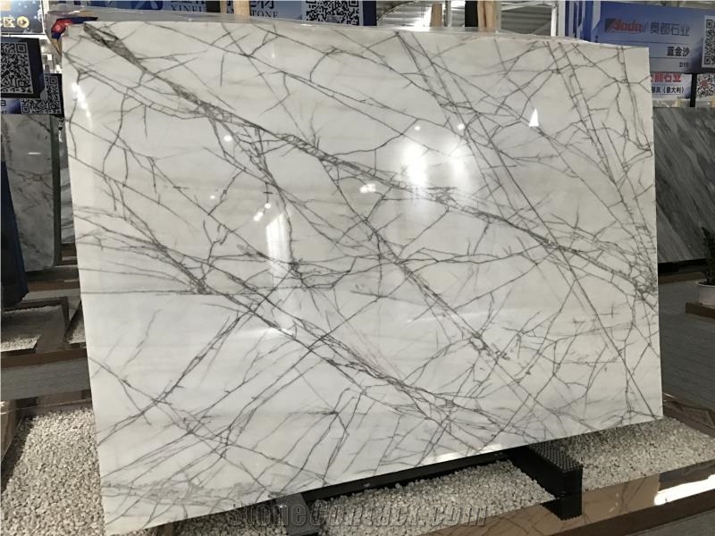 Popular Classy White Marble Slabs for Floor & Wall