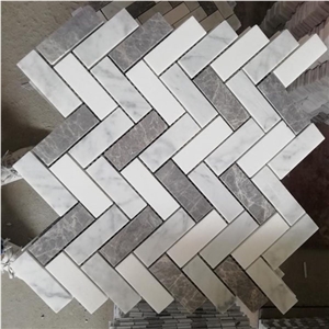 Professional Rhombus Floor Decorative Mosaic Tile