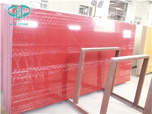 Red Artificial Marble Stone for Big Slab