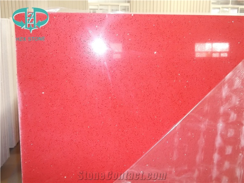 Red Artificial Marble Stone for Big Slab