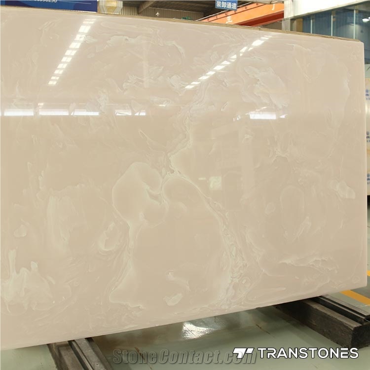 Rose Alabaster Artificial Pink Onyx Wall Panel